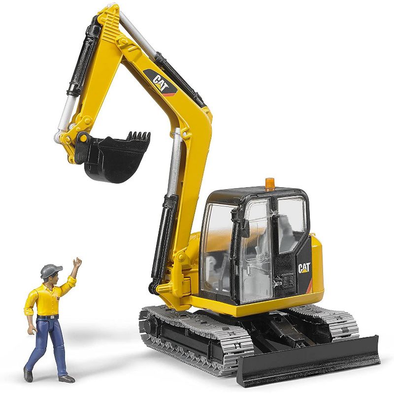 Bruder CATMinit Excavator with Worker, 4 of 9
