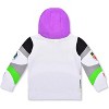 Disney Toy Story Buzz Lightyear Boys Pullover Hoodie for Toddler and Little Kids White - 2 of 4