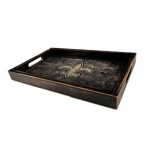NFL New Orleans Saints Distressed tray - 1 of 3