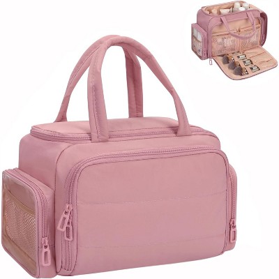 Travel Toiletry Bag for Women, Lightweight Wide-open Cosmetic Travel Bags for Toiletries