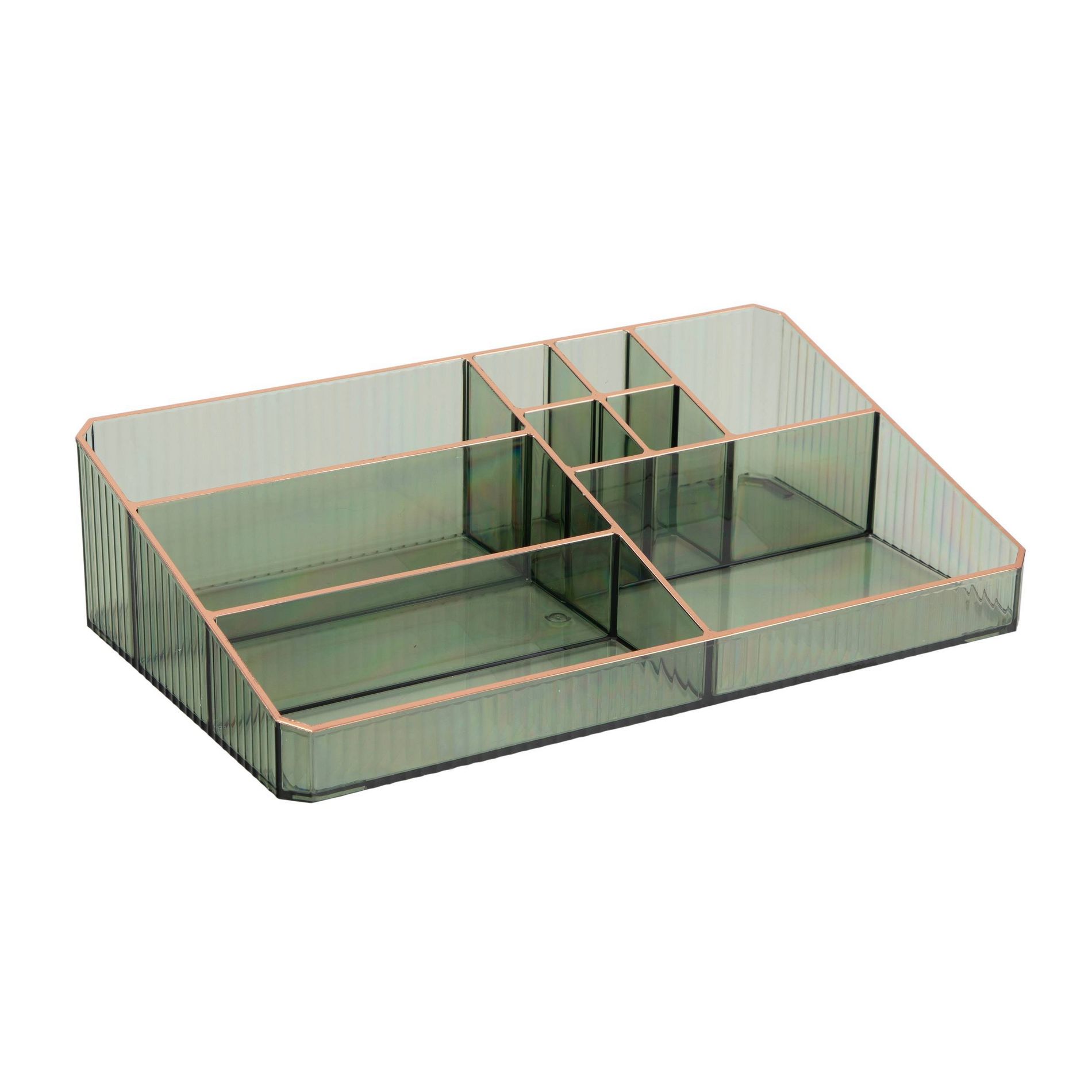 Thinkspace 9 Compartment Organizer Ribbed Green