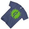 Boys Goosebumps Horror Mask Shirt - Goosebumps Monsters and Zombies R.L. Stine T-Shirt (Denim Heather, X-Small) - 4 of 4