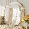 Apmir  Round High Quality Aluminum Alloy Framed French Cleat Mounted Wall Decor Bathroom Vanity Mirror - 4 of 4