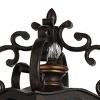 Minka Lavery Vintage Outdoor Wall Light Fixture Village Aged Patina 2-Light 21" Clear Textured Glass Shade for Post Exterior Barn - 3 of 3