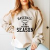 Simply Sage Market Women's Graphic Sweatshirt Baseball Is My Favorite With Ball - 2 of 4