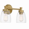 Craftmade Lighting Henning 2 - Light Vanity in  Satin Brass - 2 of 4