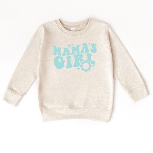 The Juniper Shop Mama's Girl Flower Toddler Sweatshirt - 1 of 4