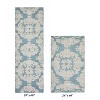 Medallion Collection 2 Piece 100% Cotton Tufted Bathroom Rug Set  with Non-Slip Backing, Machine Washable, Tumble Dry Bath Mat - 2 of 4