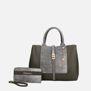 MKF Collection Yola Women’s Tote Bag and Wallet set by Mia K - 1 of 4