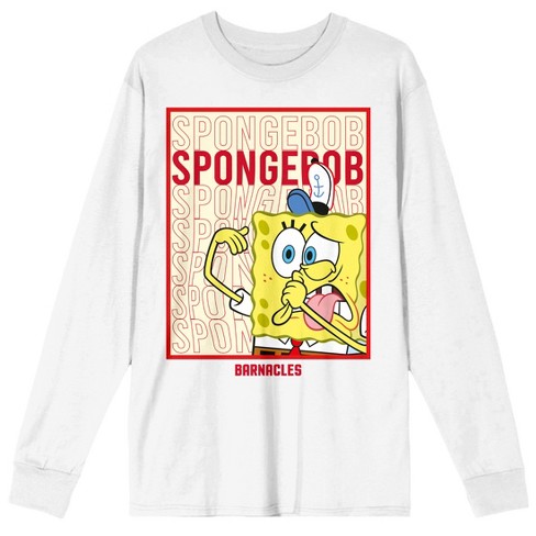 Nickelodeon SpongeBob Gray Adult T-Shirt Size Large