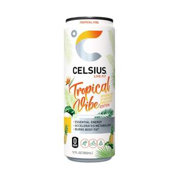 Celsius Tropical Vibe Energy Drink - 12 fl oz Can