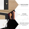 Dog Feeding Station with Storage, Pet Food Storage Cabinet with Dog Bowls, Hidden Tilt-Out Pet Feeder Station for Dogs and Cats Feeding & Watering - 4 of 4