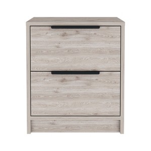 NicBex 2 Drawers Dresser for Bedroom,Chest of Drawers with Black Metal Handle Design,Freestanding Dresser,Storage Dressers for Bedroom - 1 of 4