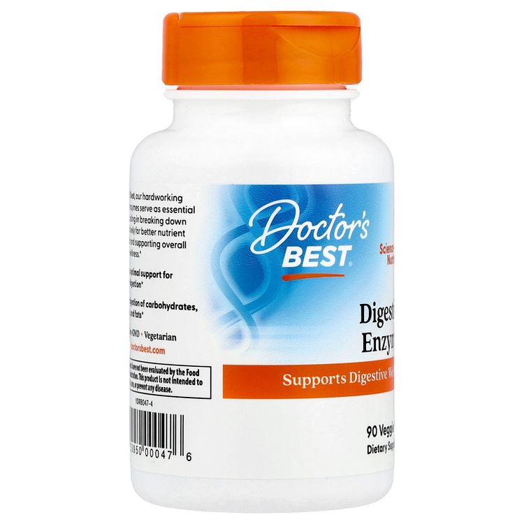Doctor's Best Digestive Enzymes, 90 Veggie Caps, 4 of 4