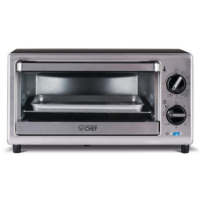 Commercial Chef 10 Liter 4 Slice Mechanical Toaster Oven : Target