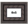 PosterPalooza | Photo Size 3.5" Wide Ornate Black Frame - UV Acrylic, Foam Board Backing, Hanging Hardware - 2 of 4