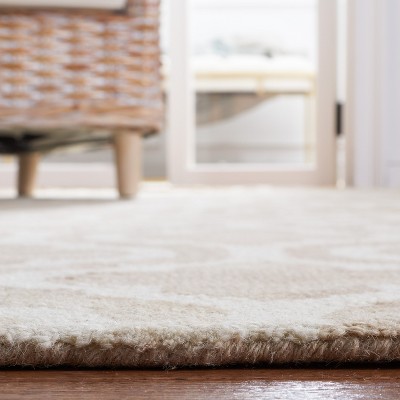 Ivory Elegance 8' x 10' Hand-Tufted Wool Area Rug