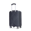 4 Piece Luggage Set,14"20"24"28" ABS Lightweight Suitcase,Luggage With Aircraft Wheels,14 Inch Makeup Box,Suitcase On Wheels-Cuddlewood - 3 of 4