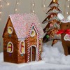 Northlight Gingerbread Kisses Sprinkle Christmas House - 14.5" - 2 of 4