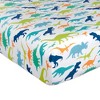 Tadpoles 3-Piece Dinosaurs Sheet Set | 1 Twin Flat Sheet, 1 Twin Fitted Sheet & 1 Queen Pillowcase - 2 of 4