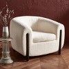 Westley Barrel Back Accent Chair - SFV5051 - Safavieh Couture - 2 of 4