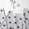Bacati - Stars Navy Muslin 100 percent Cotton Universal Baby US Standard Crib or Toddler Bed Fitted Sheet - 2 of 4
