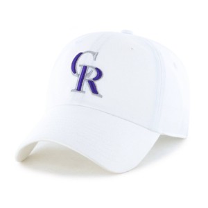 MLB Colorado Rockies White Clean Up Hat - 1 of 2