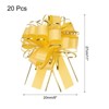 Unique Bargains Christmas Wedding Car Basket Gift Wrapping Large Organza Pull Bow 20 Pcs - 2 of 4