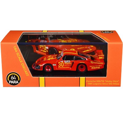Porsche 935/78 "Moby Dick" #30 "Momo - Penthouse" "Laguna Seca 100 Miles" (1981) 1/64 Diecast Model Car by Paragon