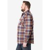 KingSize Men's Big & Tall Signature Plaid Flannel Shirt - 4 of 4