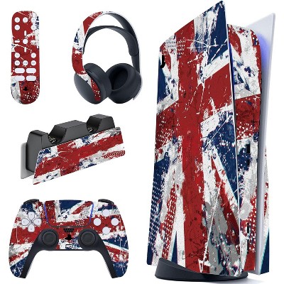 Aghana Digitals Full Set Skin Decal for PS5 Console Disc Edition