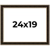 PosterPalooza | Ornate Brown Picture Frame - UV Acrylic, Backing Board, Hanging Hardware Included - 2 of 4