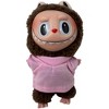 Doll Clothes Superstore Casual Pink Shirt, Denim Skirt & Sneakers Outfit for 17.5 cm Labubu Dolls - 3 of 4