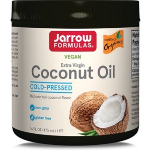 Jarrow Formulas, Inc. Vegan Extra Virgin Coconut Oil 16 fl oz Solid Oil - 1 of 2