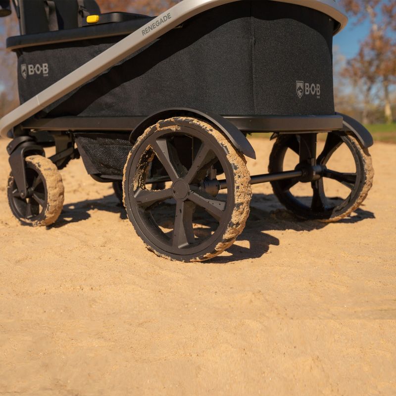 BOB Gear Renegade 3 Seats Canopy Stroller Wagon with All-Terrain Tires - Nightfall, 3 of 5