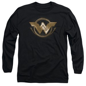 Men’s Wonder Woman Movie Lasso Logo Long Sleeve T-Shirt - 1 of 4