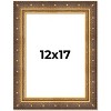 PosterPalooza | Museum Gold Picture Frame - UV Acrylic, Foam Board Backing, Hanging Hardware - 2 of 4