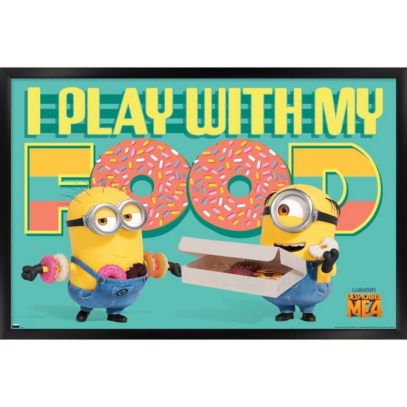 Trends International Illumination Despicable Me 4 - Donuts Framed Wall Poster Prints, 1 of 7