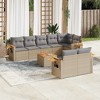 vidaXL Garden Sofa Set Grey PE rattan Large Modular Garden Sofa Set - 2 of 4