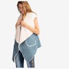 Anna-Kaci Women's Faux Shearling Open Front Vest with Oversized Collar - 2 of 3