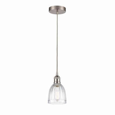Brookfield - 1 Light Cord Hung Mini Pendant In Industrial Style-9.75 Inches Tall and 5.75 Inches Wide