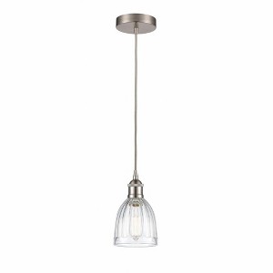 Brookfield - 1 Light Cord Hung Mini Pendant In Industrial Style-9.75 Inches Tall and 5.75 Inches Wide - 1 of 1