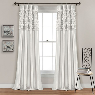 Circle Dream Window Curtain Panels White 54x95 Set : Target