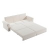 NicBex Couches for Living Room 93.7" Pull-Out Sofa Bed Velvet Convertible Sleeper Sofa Bed with Side Storage for Apartment - 3 of 4