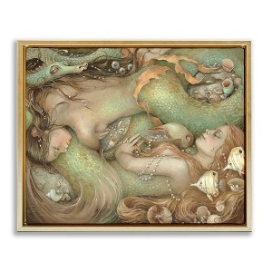 Stupell Industries Two Mermaids Underwater, 21" x 17" - 1 of 4