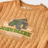 Baby Boys' 2pc John Deere Tractors Pullover & Bottom Set - Orange - 3 of 4