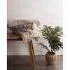 50"x60" Adobe Striped Throw Blanket Light Blue - Design Imports - 4 of 4
