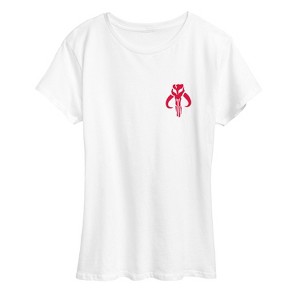 Women's - Star Wars - Boba Fett Aurebesh Short Sleeve Graphic T-Shirt - 1 of 4