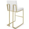 Modway Privy Gold Stainless Steel Performance Velvet Bar Stool Set of 2 - 4 of 4