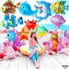 KatchOn Big Fish Balloons - 43 Inch, Pack of 15 | Ocean Animal Balloons for Under The Sea Party Decorations - 3 of 4